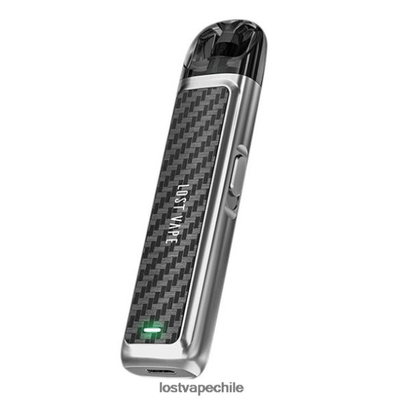 Lost Vape URSA kit de cápsulas | 800mah fibra de carbono plateada - Lost Vape pods near me 6FVF226