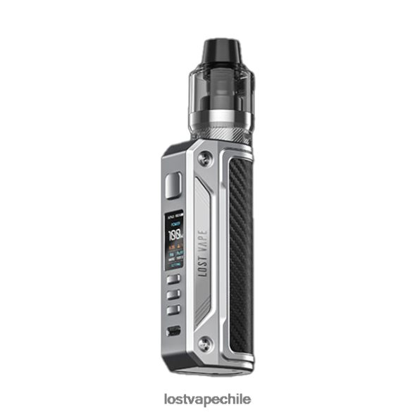 Lost Vape Thelema kit solo de 100w acero inoxidable/fibra de carbono - Lost Vape flavors 6FVF169