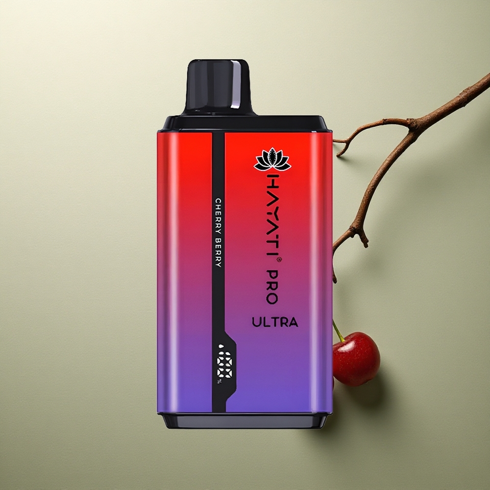 Hayati Pro Ultra 15000 Puffs Cereza Baya 850mAh 24ml 2%