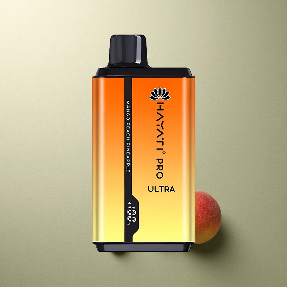 Hayati Pro Ultra 15000 Puffs Mango Melocotón Piña 850mAh 24ml
