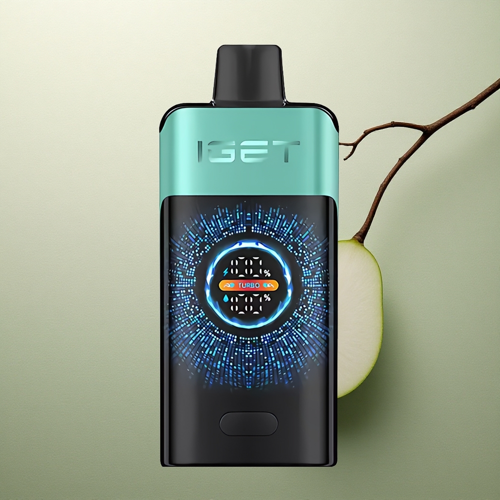 IGET ONE 12000 Puffs Menta de Primavera Montaña Hielo con Pantalla Curva Grande y Batería 2700 mAh