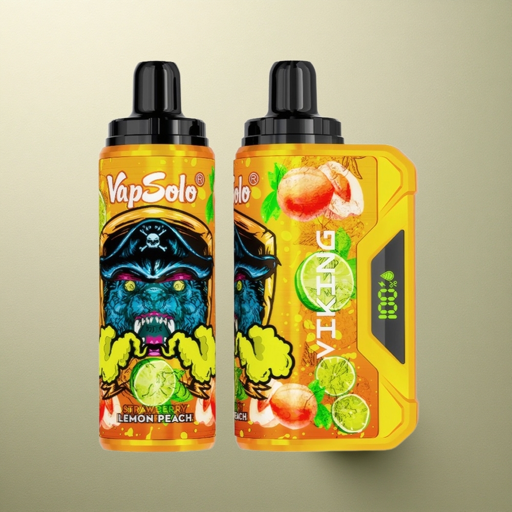 VapSolo VIKING 12000 Puffs Melocotón Limón 22ml Tipo-C