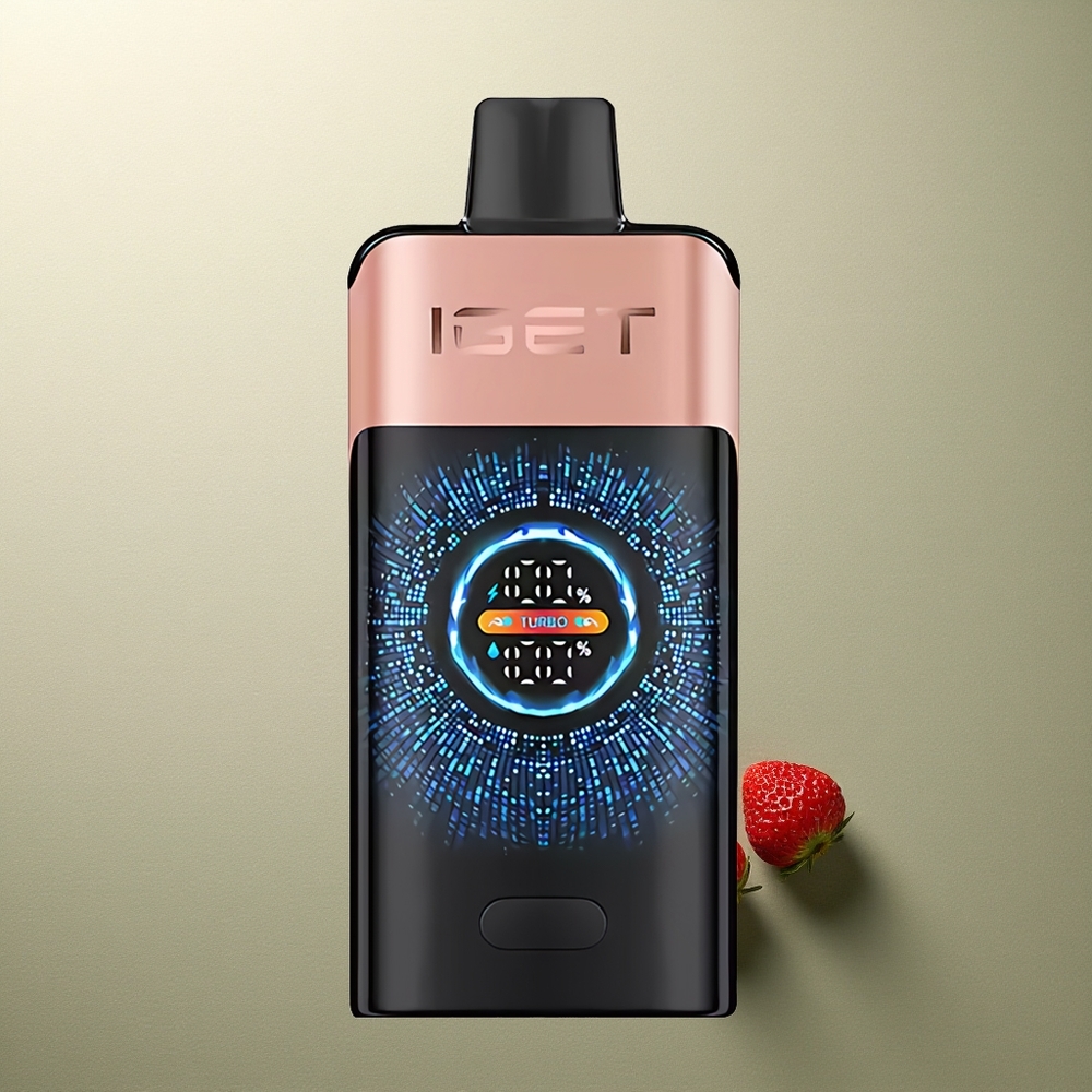 IGET ONE 12000 Puffs Fresa Frambuesa Pantalla Curva Grande